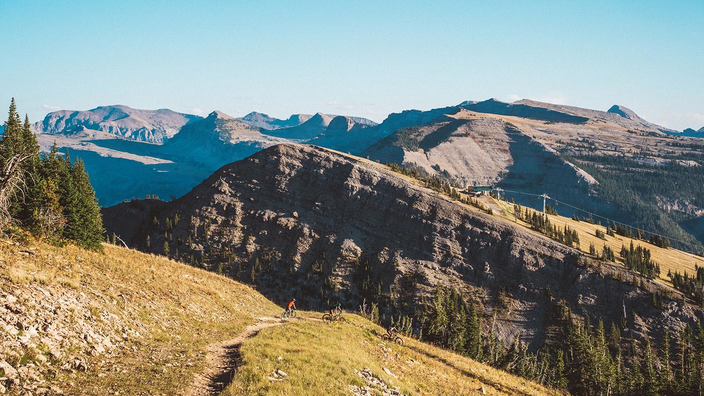 a landscape mountainscape shot